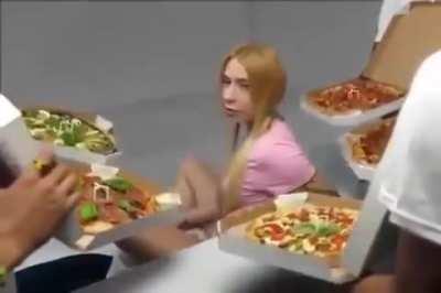 Ukrainian pizza advert