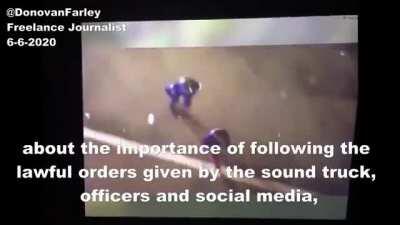 Portland Police Bureau announces they will not respect the first amendment rights of journalists