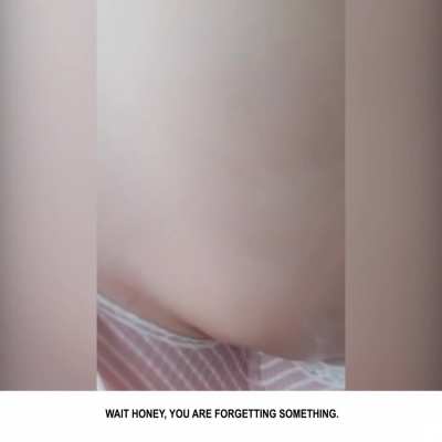 Good girls never leave the house without a reminder from daddy