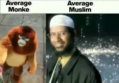 Monke Eating Vs Muslim Fasting