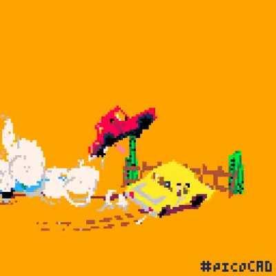 YEEHAW! 🏜 in #picoCAD