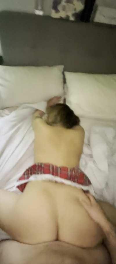 Backshots make her dirty talk