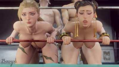 Cammy & Chun-li (Bewyx) [Street Fighter]