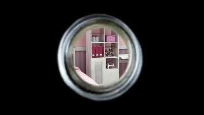 Peeking into Kanata's room with Joseph