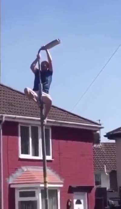 when you want to show off your skills but ignore the danger signs