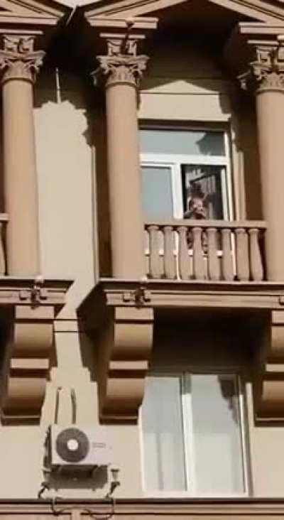 Some wealthy Russians in Moscow rallied in motorcade in support of the war on Ukraine.