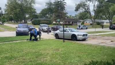 ICE agents rip a 15 year old from a car, slam her to the ground in a Chicago suburb