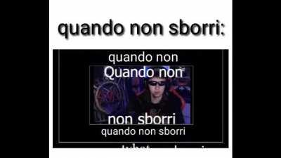 quando non sborri: