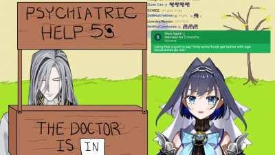 This woman is too much [Kronii/Vesper collab]