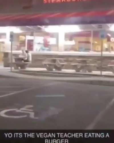 You guys remember that vegan girl? I do