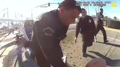 Pilot being pulled from plane after crash landing