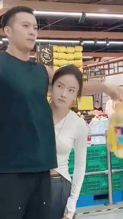 “Hold this for me.”