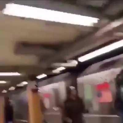 Spits on a dude’s face and gets what he deserved