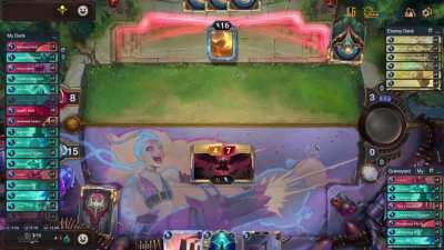 Despair + Swain/Teemo ! Strike my own Nexus to trigger the Nexus Strike effect.