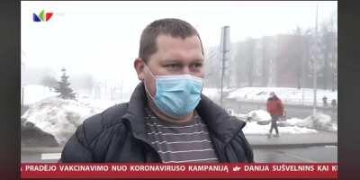 vyras pasako tiesą apie pandemiją