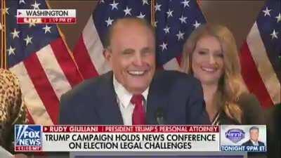 Every CNN/NBC/MSNBC reporter needs to be treated the way Rudy treated this democratic activist from CNN