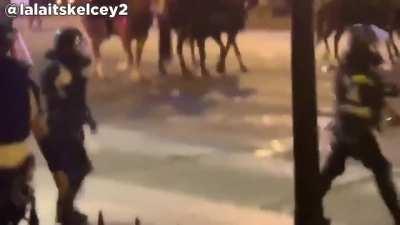 Police actively seeking out fights compilation