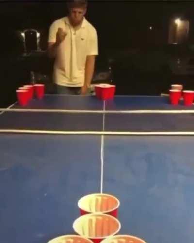 HMB as I play beer pong