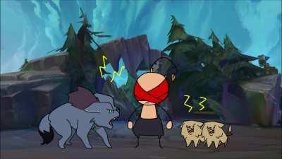 Kung Fu Lee Sin (animation)