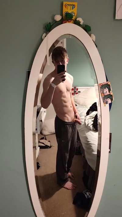 Freshly 18 and already showing off to hot older people 🤤