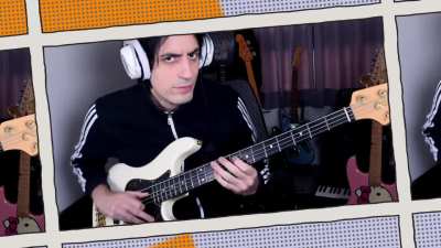 Spotted an ‘Italian bassist’ in the trailer… anyone recognize him? 👀