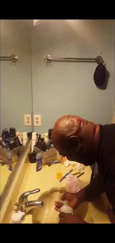 WCGW shaving your head with a cheap razor
