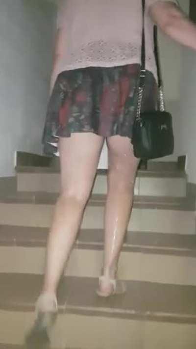 ooops wet myself, i was so close to getting home, but could not hold it any longer