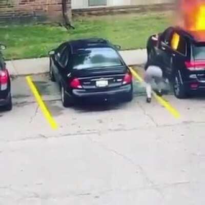 Homework almost took herself out with this one