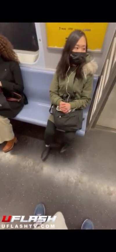 Couldn&rsquo;t keep here eyes off it 🍆👀