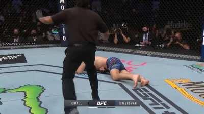 Chris Weidman suffers a career-ending leg break.