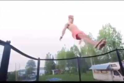 Almost folded in half