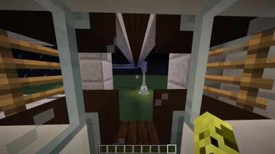 Monorail I Made with the Create Mod