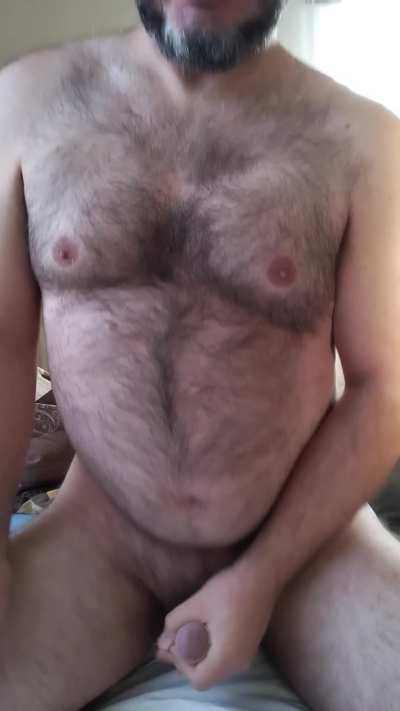A heated gorilla on the brink of climax