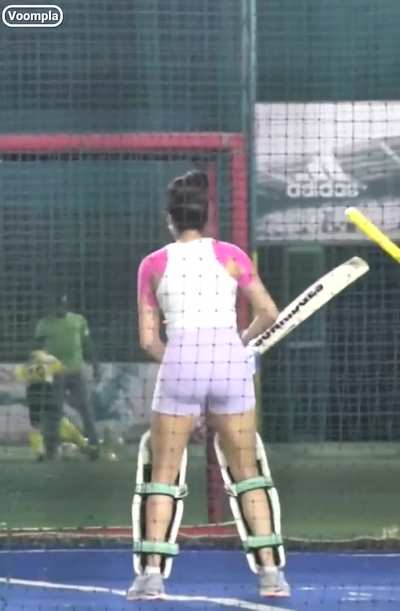 Jhanvi Kapoor preparing for her role as a Cricketer in upcoming film (Mr. & Mrs. Mahi)