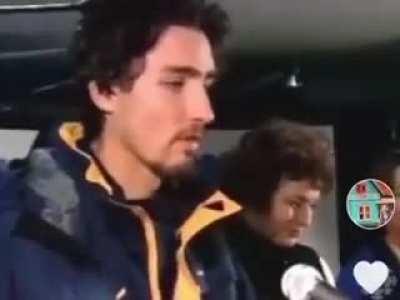 The face psychopaths make when they talk about missing brother/son: