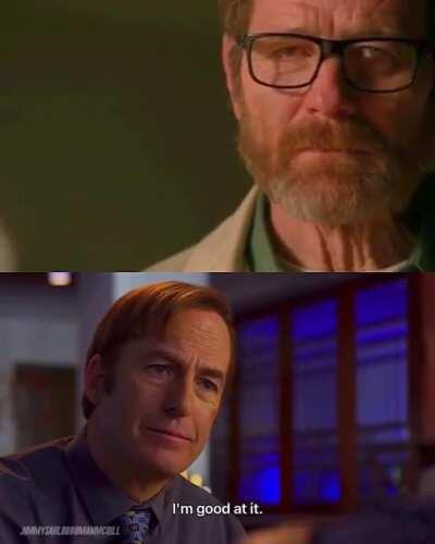 “Our Heisenberg has a ponytail!”From @jimmysaulgoodmanmcgill on Instagram.