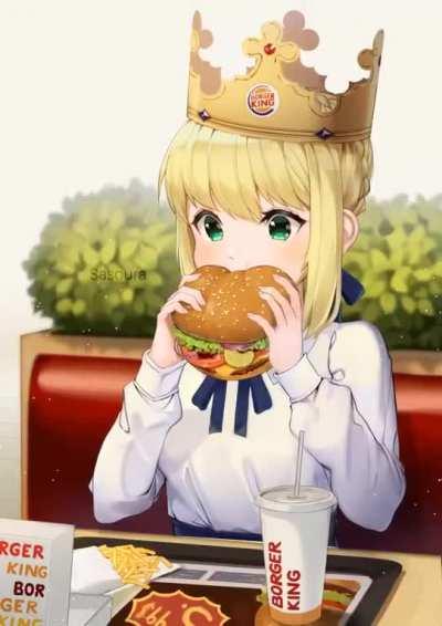 A Burger Fit for a King (now animated)