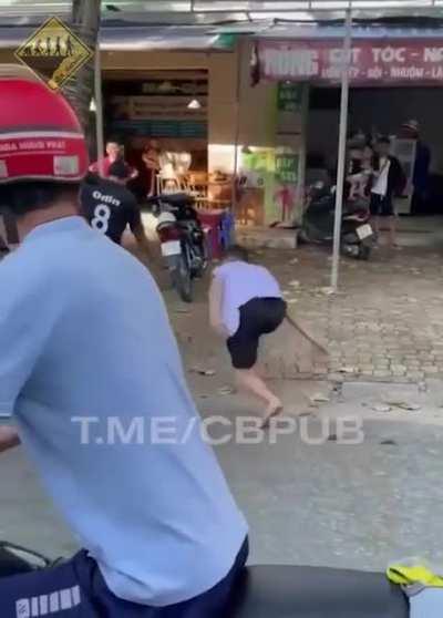 Tactics 10/10. Fake death and then attack.