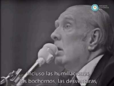 Borges sobre la vida y el arte, Teatro Coliseo de Buenos Aires, 1977.