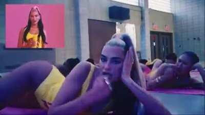 Dua Lipa telling her fans what to do