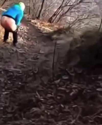 Rider thought it was a perfect day to pull out the bike and hit the trails… he wasn’t the only one.