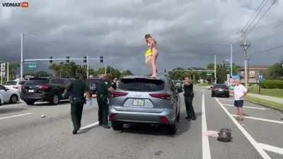 Methany pisses on car and masturbates