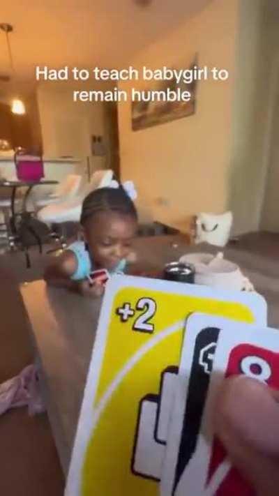 How to humble your kid in less than a minute...