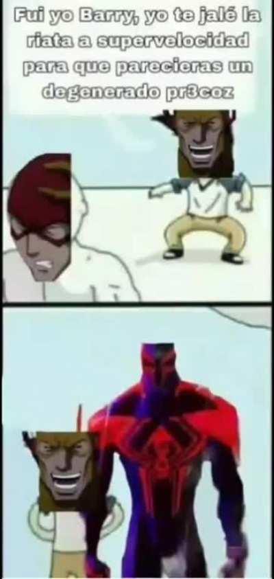 Spiderman 2099 sabiando que ese es un evento canon