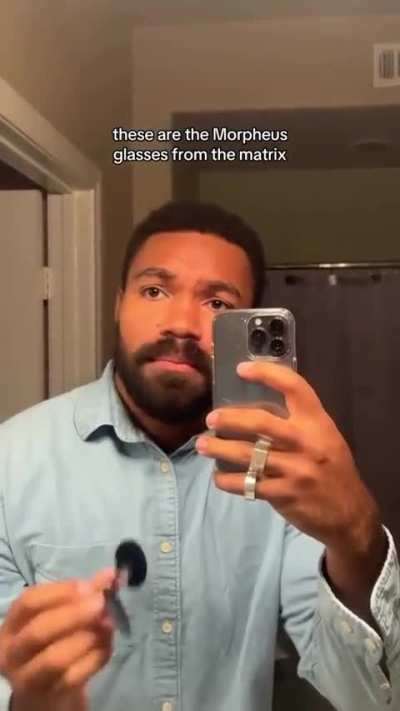 Bro thinks he is Morpheus