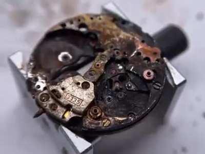 Restoring a Rolex found in a pond