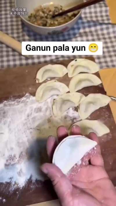 How to make a dumpling.