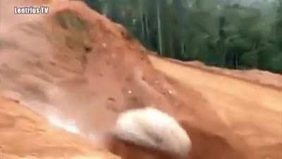 just rolling a little stone into the pond