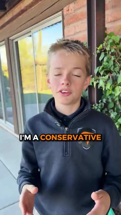 I’m a conservative kid
