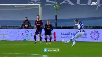 Ter Stegen insane save in the last minutes of ET.